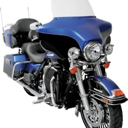 Memphis Shades MEP8130 Clear 15" Windshield for Harley Batwing Flht 96-13