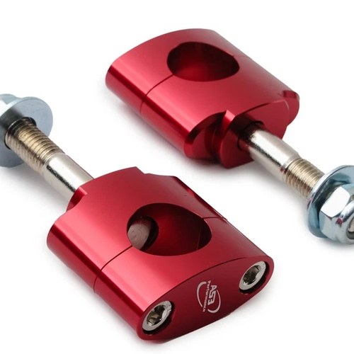 AS3 Handlebar Bar Mounts Clamps 22.2MM (12MM Bolt) Red