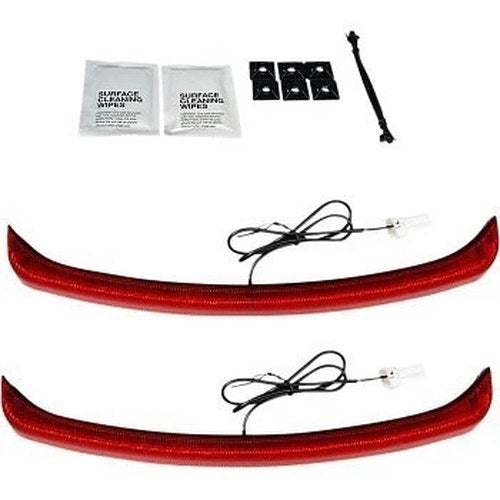 Custom Dynamics CD-TGFENDER-R Red LED Low-Profile Fender Lights 09-21 Tri Glide