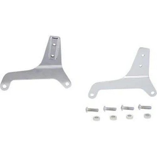 Drag Specialties 1504-0067 Chrome Sissy Bar Side Plates for 18-22 Fxlr & Flsb