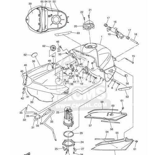 Yamaha Yzf R1 Fuel Tank Fixings Stainless Steel Bolts for 2004 2005 2006