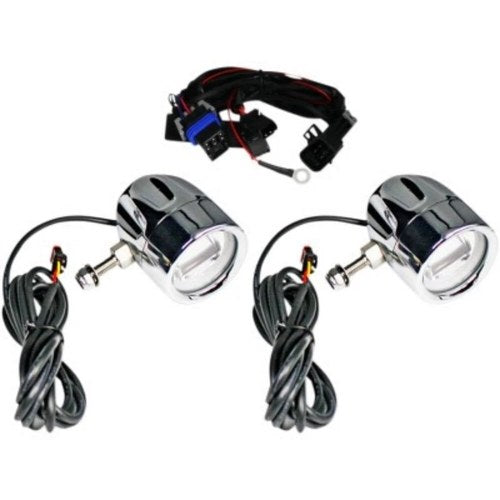 Custom Dynamics Chrome ProBeam LED Halo Fog Lights LED for 12V DC Systems