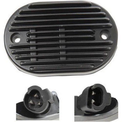 Drag Specailties 2112-0810 Black Solid-State Regulator 08-10 Softail & Rocker
