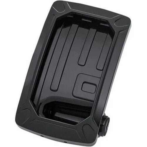 Kuryakyn 3191 Black Vertical Nova Curved Side-Mount License Plate Holder