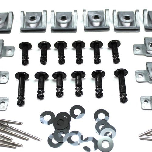 Honda CBR900RR Fireblade 1992-99 Black Hex Allen Key Dzus Fastener Fairing Kit