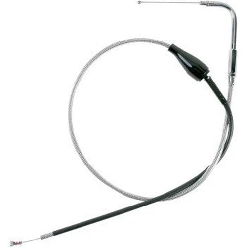 Standard Length 38-7/8" Stainless Steel Braided Idle Cable for 96-07 Road King