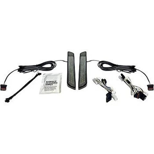 Custom Dynamics CD-FORK-BCM-SB Smoke / Black LED Front Fork Lights