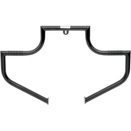 Lindby Black Front Linbar Highway Bar for Harley 00-17 FLSTC/FLSTF/FLSTN
