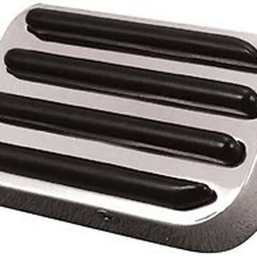 V-Factor 45110 Chrome Rail Brake Pedal Pad for Harley Fxst Softail & Wide Glide