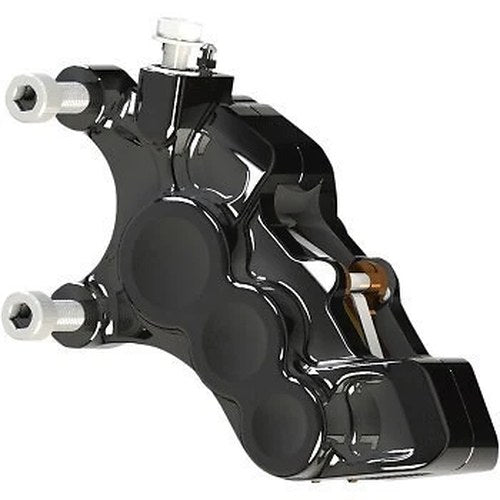 Arlen Ness 02-215 Black Six-Piston 6-Piston Caliper - Front Left - for 11.8"