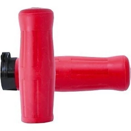 Avon OLD-69-RED Old School Rubber Red Hand Grips for Cable Op Throttle