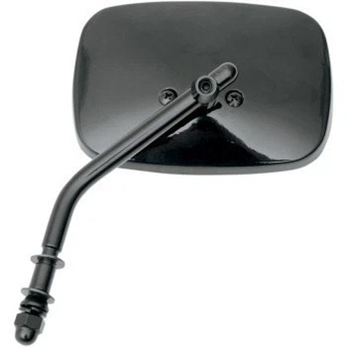 Drag Specialties Black Die-Cast Replacement Mirror for Harley (Sold Each)