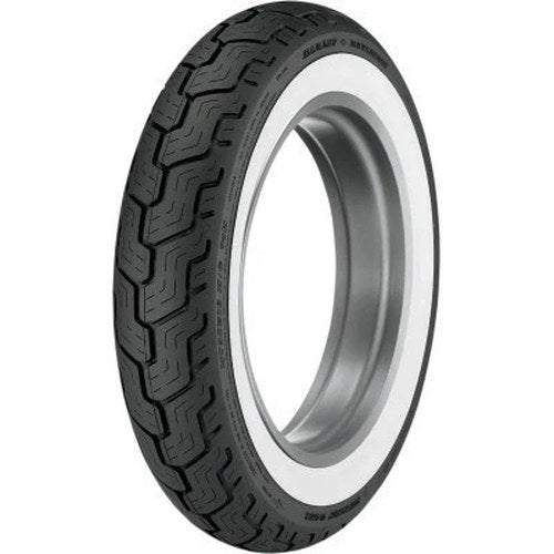 Dunlop D402 V-Twin Street Wide Whitewall Rear Motorcycle Tire MU85B16 77H