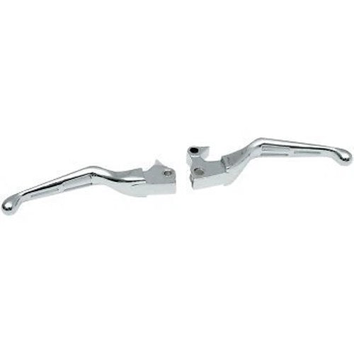 Slotted Wide Blade Clutch & Brake Lever Set for Sportster 04-13