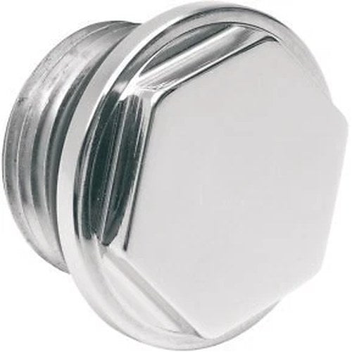 Drag Specialties 0705-0054 Chrome Fuel Tank Outlet Plug