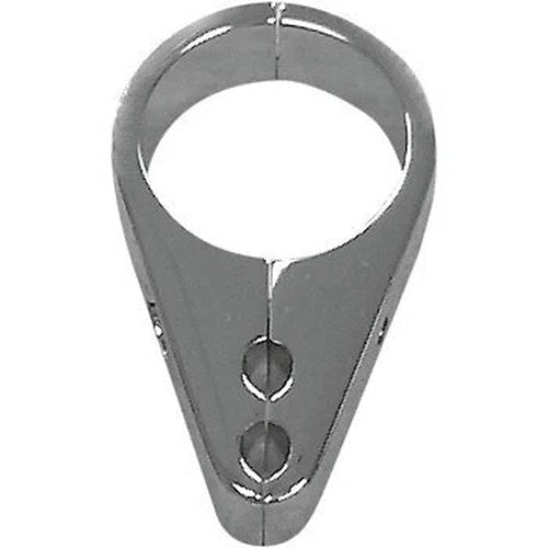 Drag Specialties 0658-0028 Chrome Throttle/Idle Cable Clamp for 1-1/2"