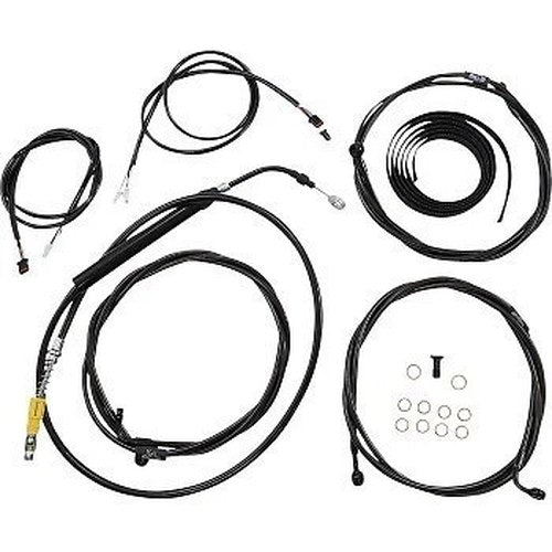 LA Choppers LA-8058KT3-16BComplete Plug-and-Play Cable Kit