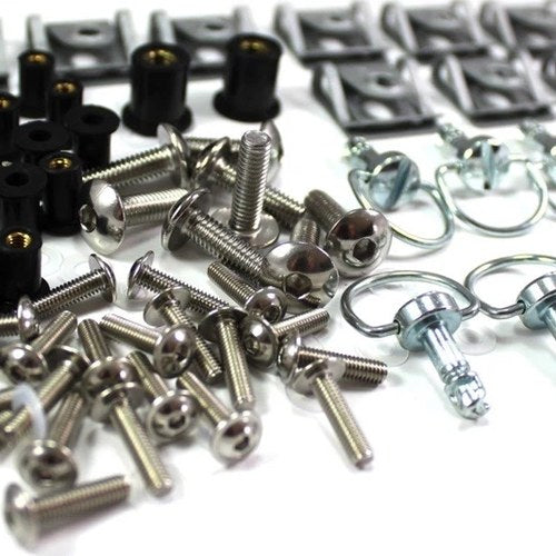 Ducati 749 999 2003-06 Dzus Fastener & Complete Stainless Fairing Bolt Screw Kit