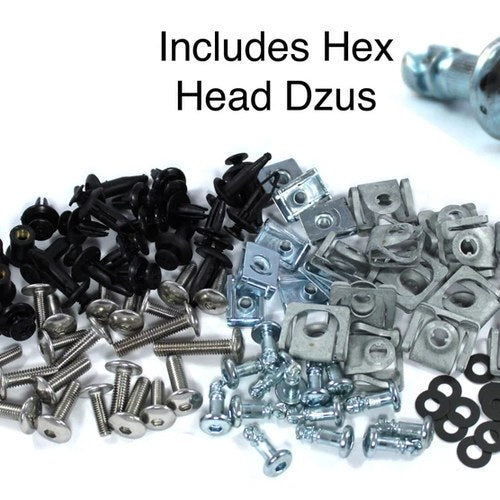 Yamaha R1 1998-2001 + Hex Dzus Fastener Quick Release Stainless Fairing Bolt Kit