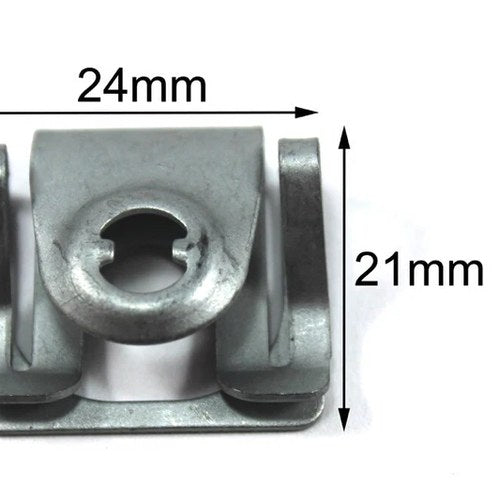 6x Genuine Dzus Yamaha R1 2002+ Fairing Fastener Clips Plate 4XV-2177L-00-00