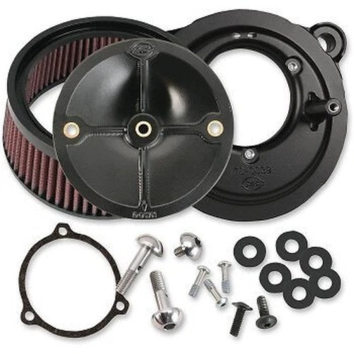 S&S 170-0164 Super Stock Stealth Air Cleaner for S&S Engines 58MM Throttle Hog