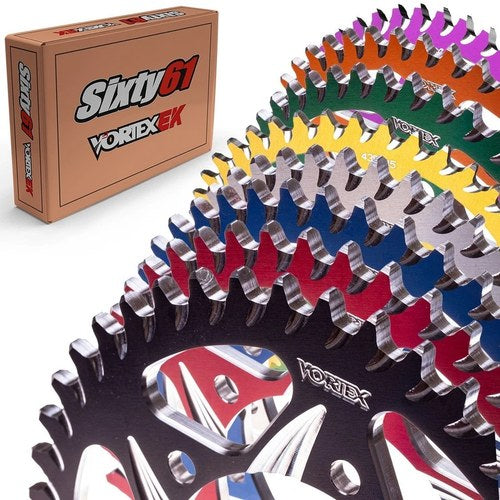 Yamaha Raptor 700 Rear Sprocket 2006-2026 YFM700 Vortex 520 36-60 Blue Black Red