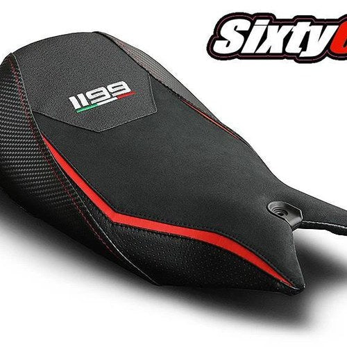 Ducati 1199 Panigale Seat Cover 2011-2015 Veloce Tec-Grip Suede Black Luimoto