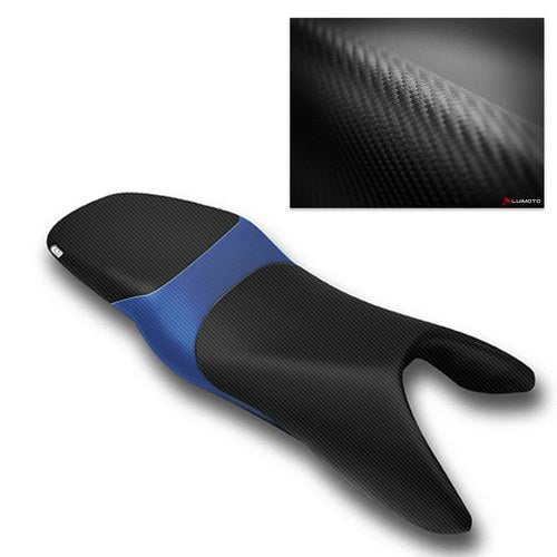 Honda Cbr 600 f4i Seat Cover 2004 2005 2006 Black Carbon Blue Rider Luimoto