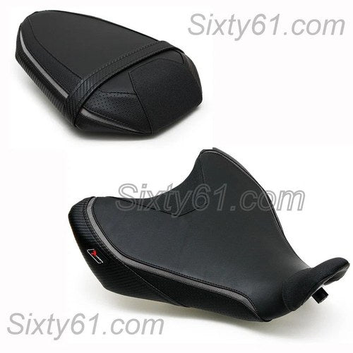 FZ07 Seat Cover 2014 2015 2016 2017 Yamaha FZ-07 Black Gray Front Rear Luimoto