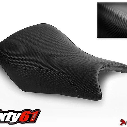 BMW S1000RR Seat Cover 2012 2013 2014 Black Carbon Look Front Passenger Luimoto