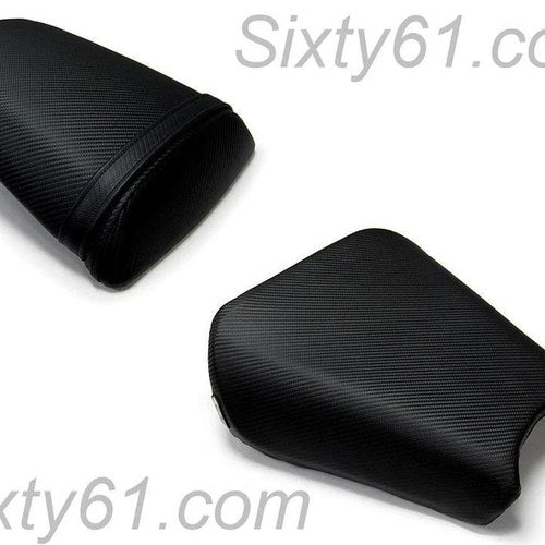 Honda Cbr 929RR Seat Covers 2000 2001 Black Carbon Fiber Rider Passenger Luimoto