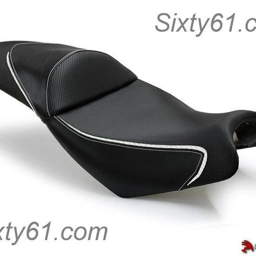 Kawasaki Versys 650 Seat Cover 2007-2023 2024 2025 Black White Carbon Luimoto