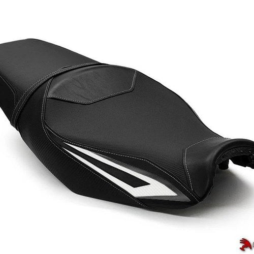 Kawasaki ZX14R Seat Cover 2012-2022 2023 2024 2025 2026 Luimoto White Black
