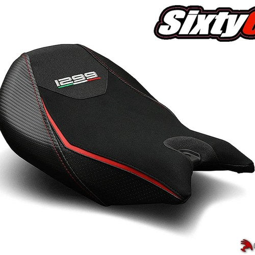 Ducati 1299 Panigale Seat Cover 2015-2017 2018 Black Red Rider Veloce Luimoto