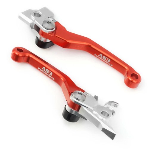AS3 Brake Clutch Flexi Levers for KTM 250 300 350 450 530 SX Sxf Exc 2006-2013