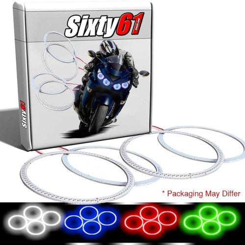 Kawasaki ZX14 ZX14R 2006-2022 2023 Headlight Halo Angel Eye Demon LED Quad Kit