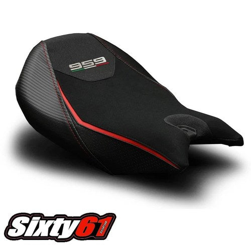 Ducati Panigale 959 Seat Cover 2016-2018 Veloce Luimoto Tec-Grip Suede Front