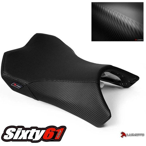 Kawasaki Ninja 1000 Seat Cover 2011-2015 2016 Luimoto Front Black Carbon Fiber