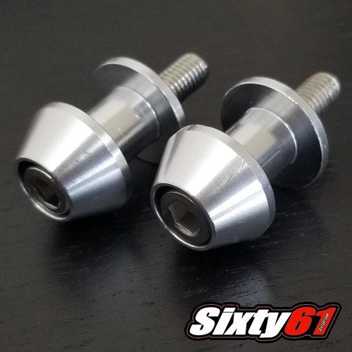 Suzuki Gsxr 600 750 Swingarm Spools Polished Silver Sliders All Years