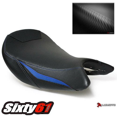 Suzuki Gsxs 1000 Seat Cover 2015-2020 Luimoto Front Suzuki Black Blue Carbon