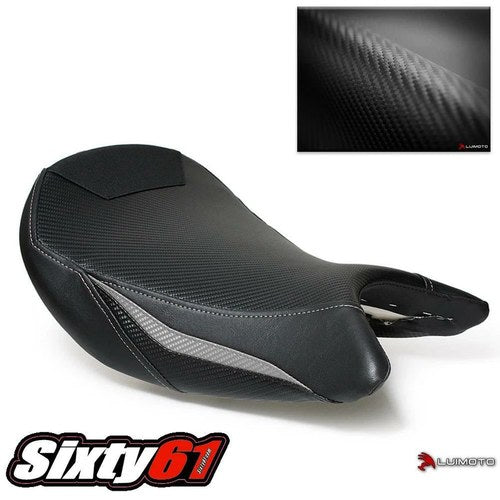 Suzuki Gsxs 1000 Seat Cover 2015-2020 Luimoto Front Suzuki Black Gray Carbon