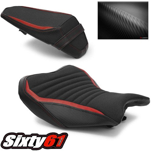 Kawasaki Z900 Seat Covers 2017 2018 2019 Luimoto Front Rear Red Black Carbon
