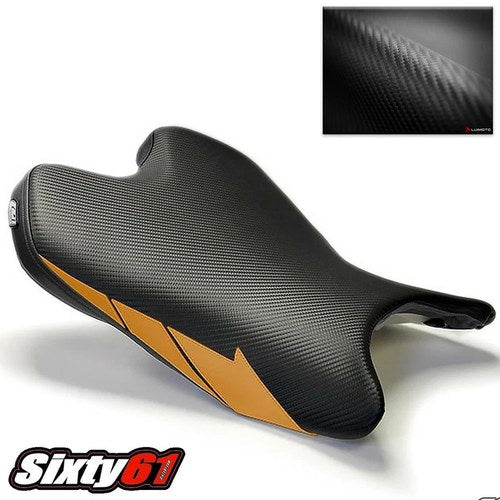 Yamaha R6 Seat Cover 2008-2011 2012 2013 2014 2015 2016 Luimoto Front Gold Black