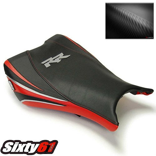 Honda CBR1000RR Seat Cover 2008-2010 2011 Luimoto Front Red Tribal Flight Black