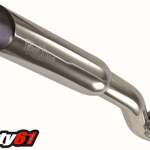 Voodoo Exhaust Yamaha R1 2007 2008 Shorty Polished Slip On