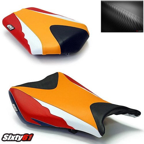 Honda Cbr 1000RR Seat Cover 2008 2009 2010 2011 Front Rear Luimoto Orange