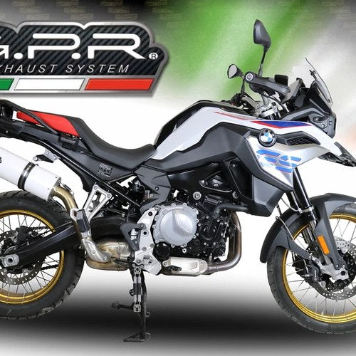 Gpr Exhaust BMW F850GS - Adventure 2018-2019 2020 Homolog Slip-On Albus Evo4