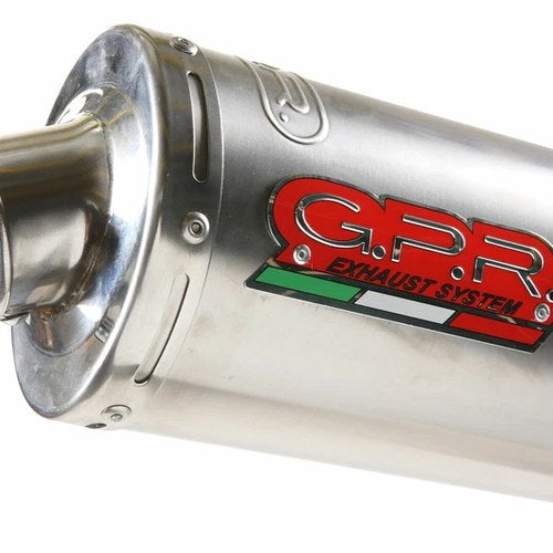 Gpr Exhaust Kawasaki Zrx 1100 1998-2001 Homolog Bolt-On Inox Tondo / Round