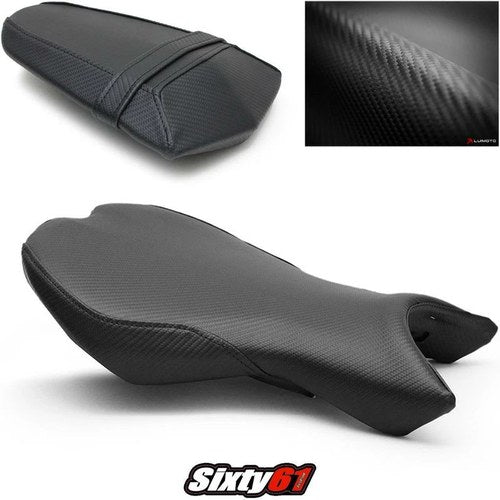 Triumph Daytona 675 Seat Cover 2013 2014 2015 2016 2017 Luimoto Front Rear Black