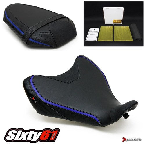 FZ07 Seat Covers Gel 2014 2015 2016 2017 Yamaha FZ-07 Black Blue Luimoto